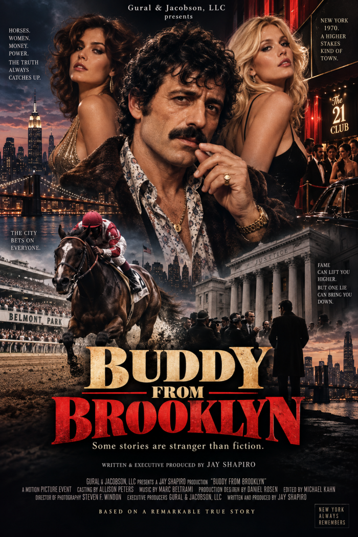 My Buddy from Brooklyn Movie Poster, Howard Jacobson, Dawn Eve and Melanie Cain